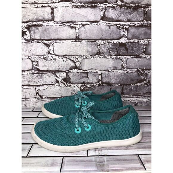 Allbirds Tree Skippers Teal Green Comfort Boat Shoe Sneakers Women 10M US/40.5 - Picture 1 of 16